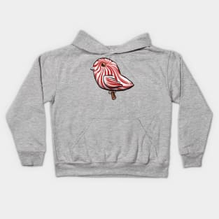 Peppermint bird Kids Hoodie